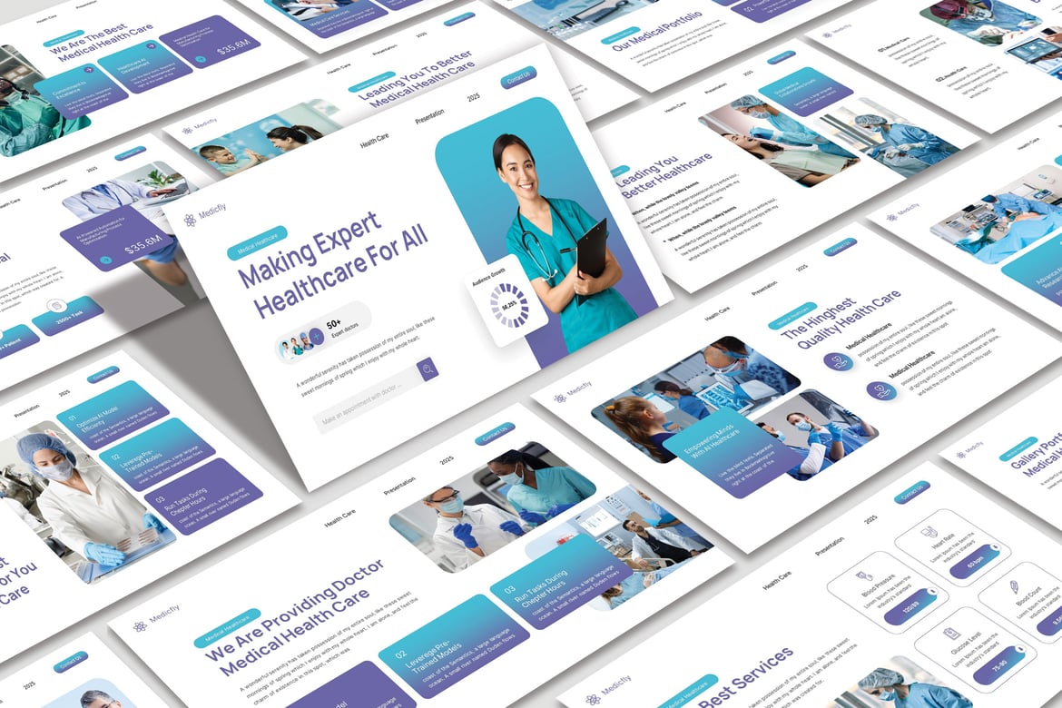 Template Powerpoint Medicfly: Solusi Presentasi Kreatif dan Modern