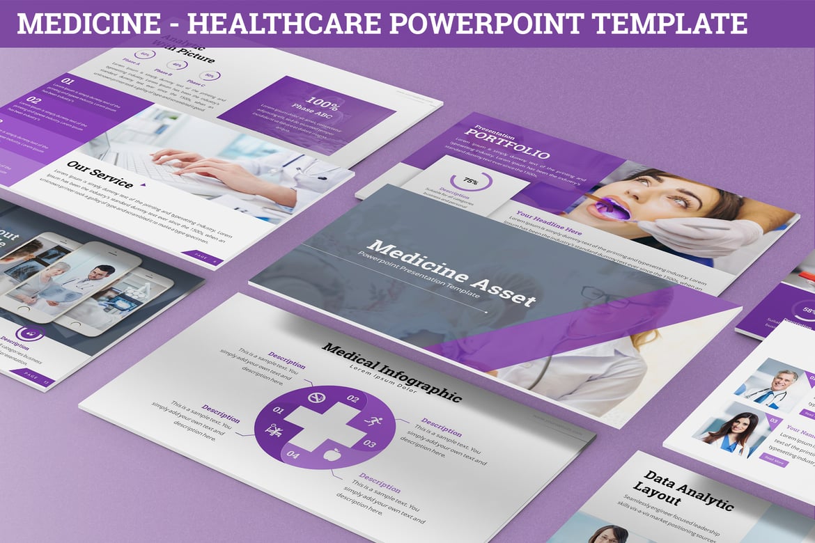 Template Powerpoint Kesehatan untuk Presentasi Profesional