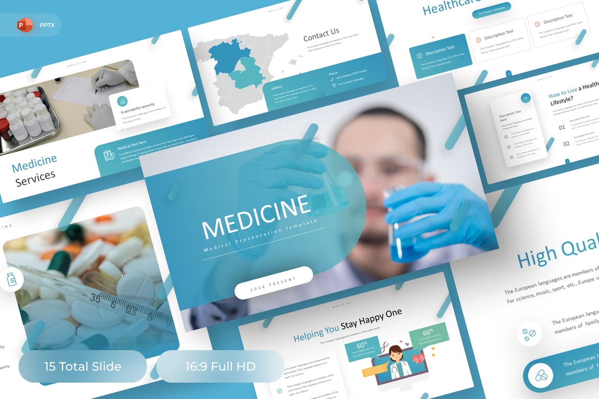 Template PowerPoint Medis - Solusi Presentasi Profesional untuk Kesehatan