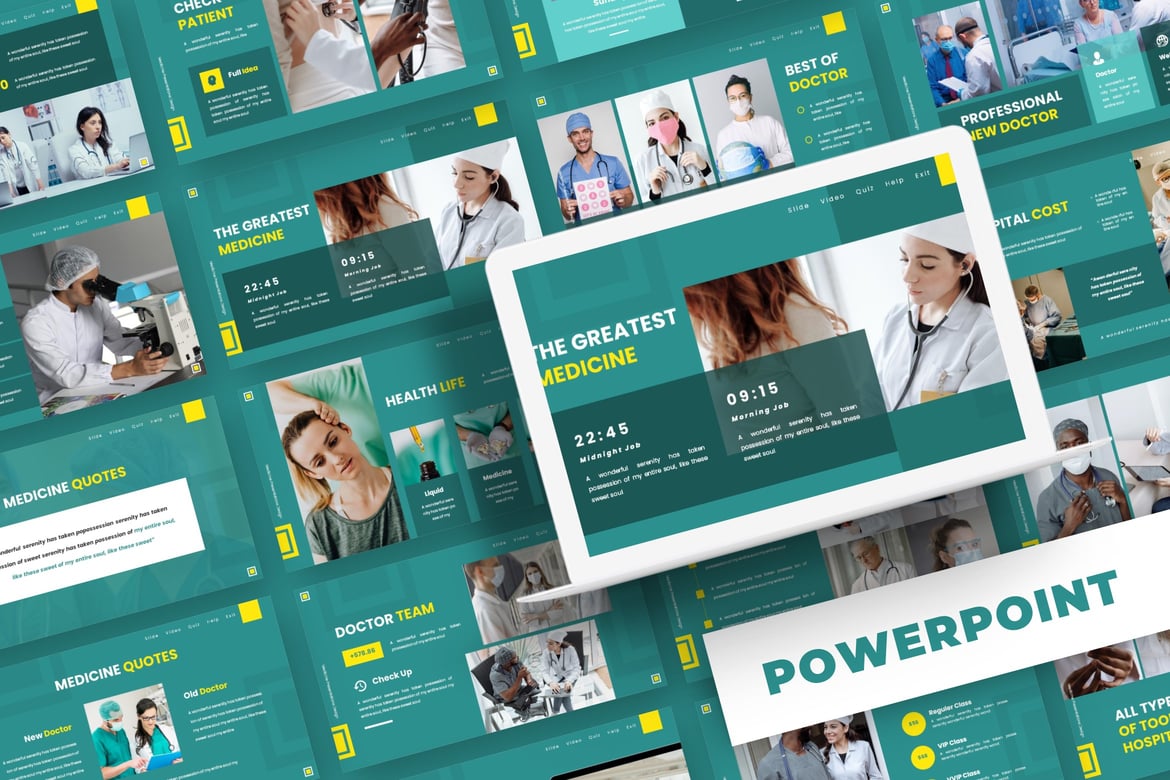 Template Powerpoint Medis - Presentasi Profesional untuk Segala Kebutuhan