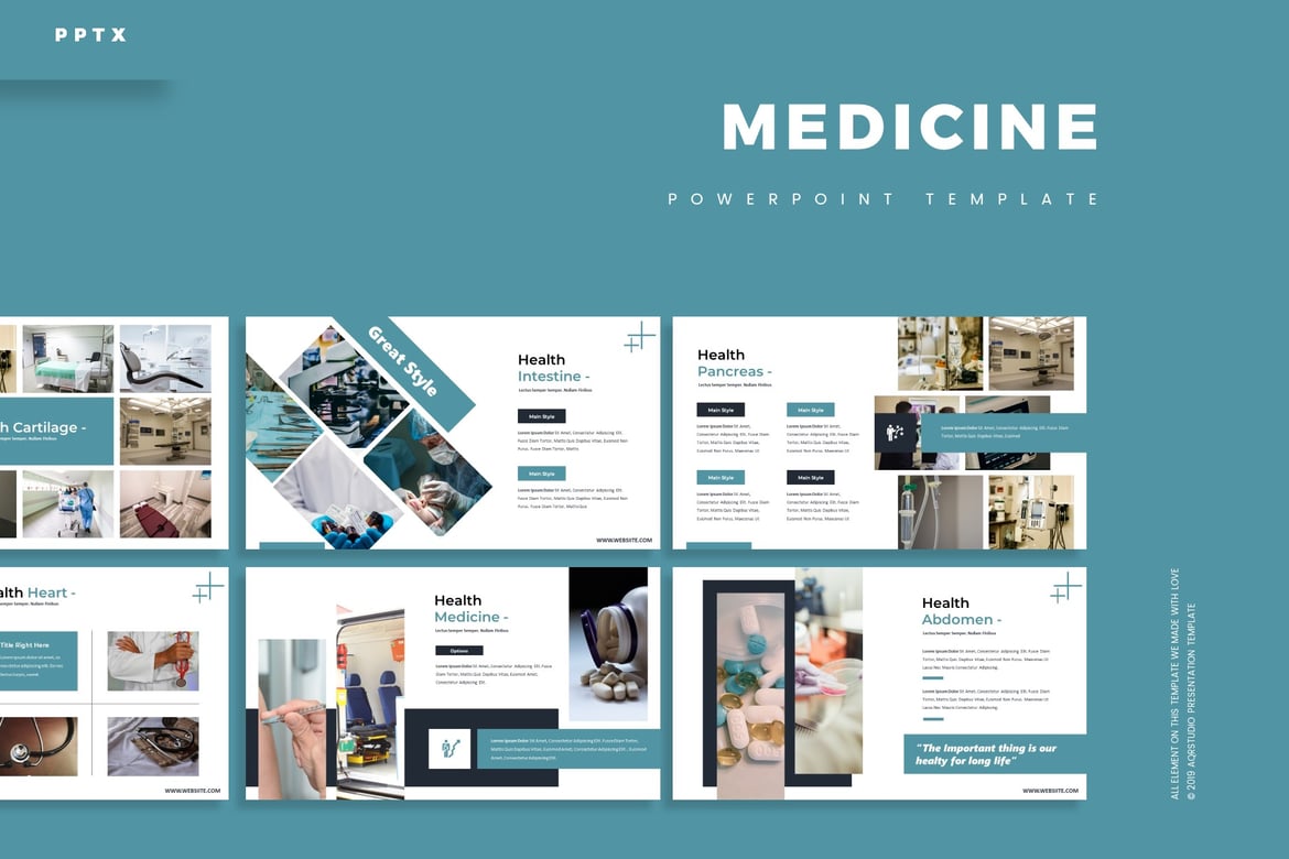 Template Powerpoint Medis yang Menarik dan Profesional