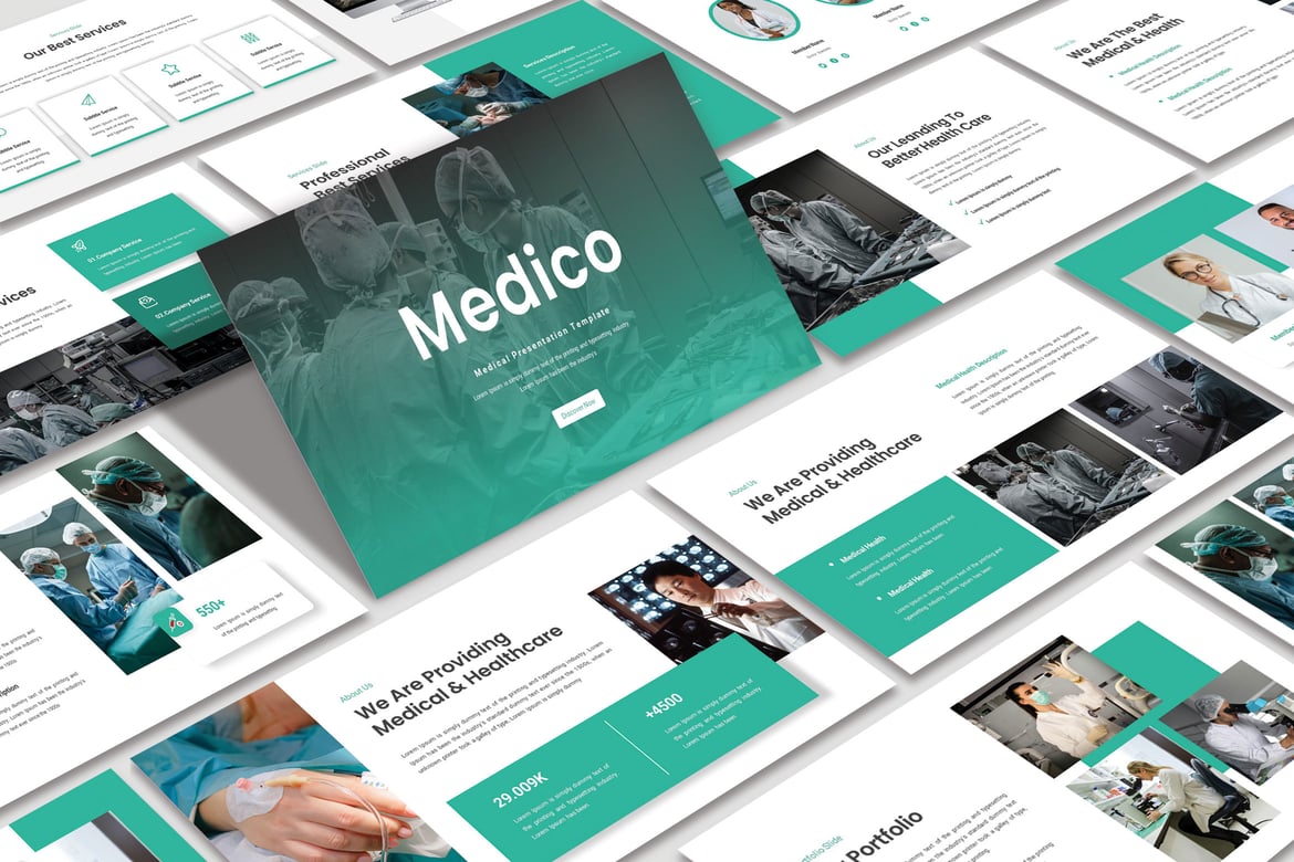 Template PowerPoint Medis yang Menarik dan Profesional