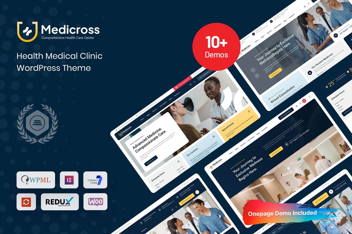 Medicross - Tema WordPress Medis yang Menawan dan Profesional