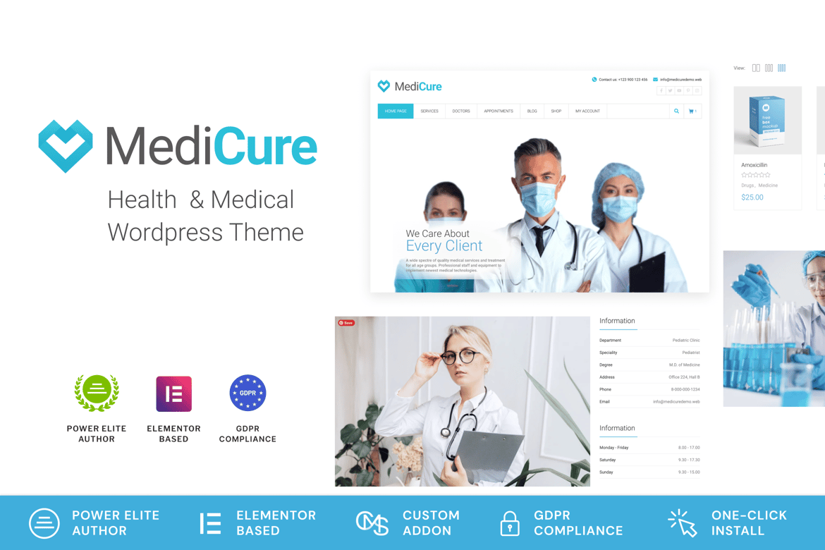 MediCure – Tema WordPress Kesehatan & Medis Terbaik