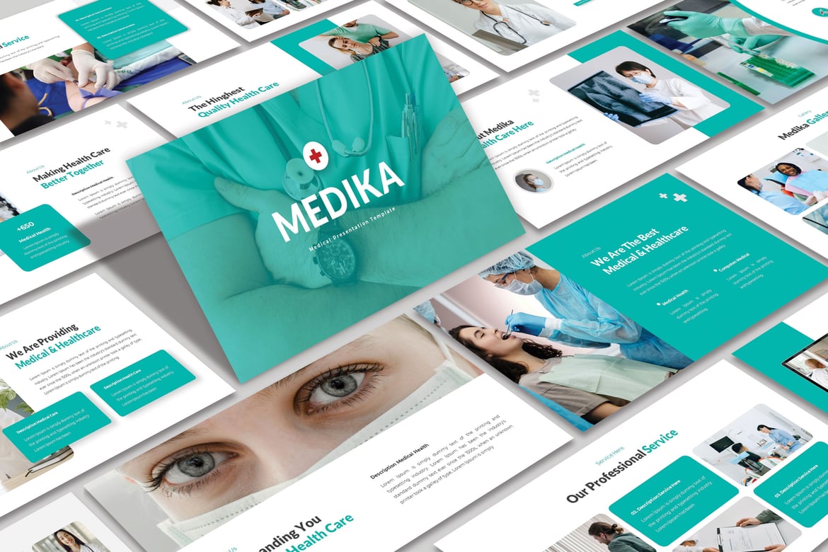MEDIKA - Template Powerpoint Kreatif dan Profesional