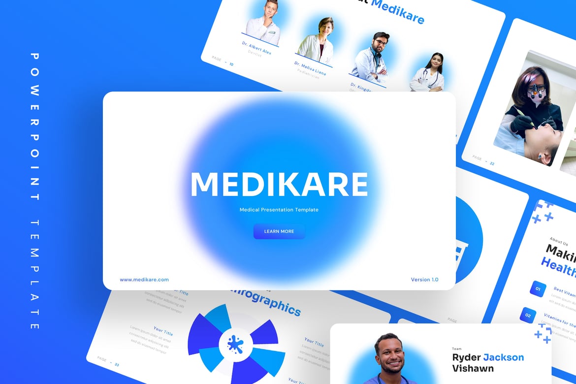 Medikare – Template PowerPoint Medis Profesional