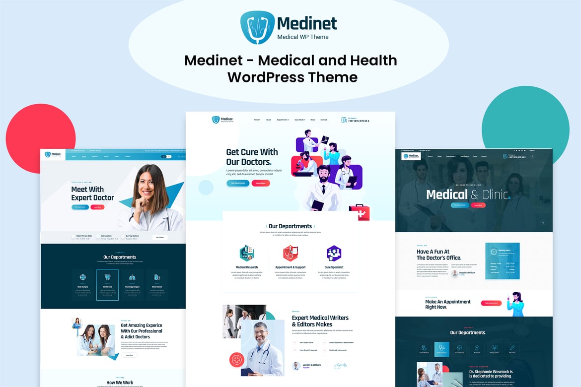 Medinet - Tema WordPress Kesehatan dan Medis Terbaik