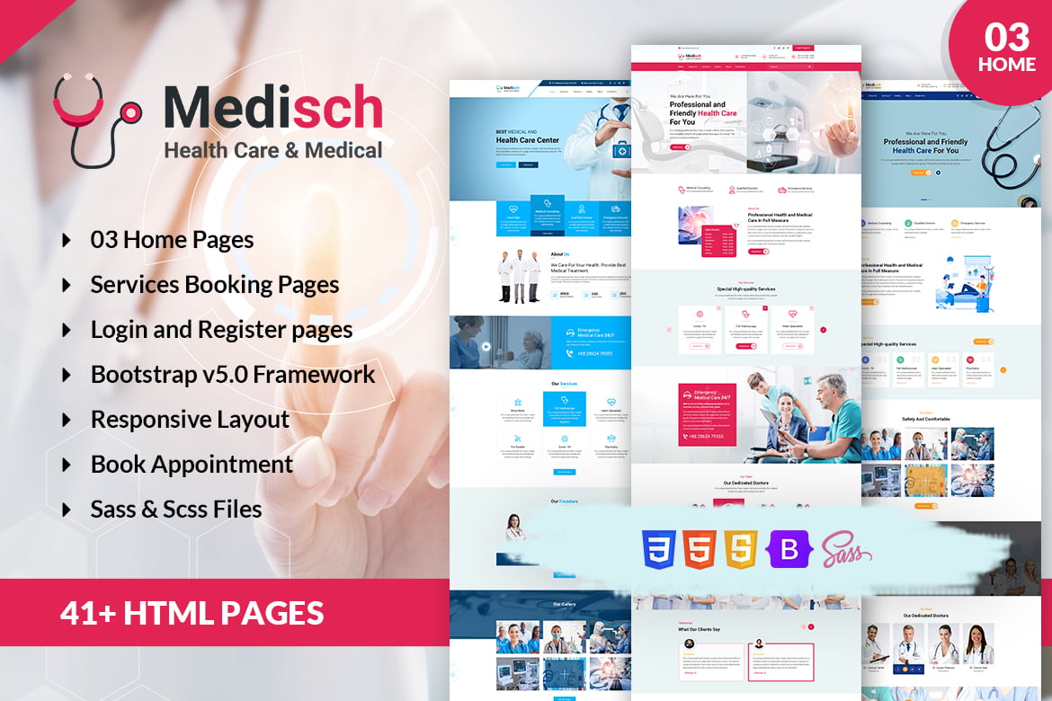 Template Website Janji Medis yang Modern dan Responsif
