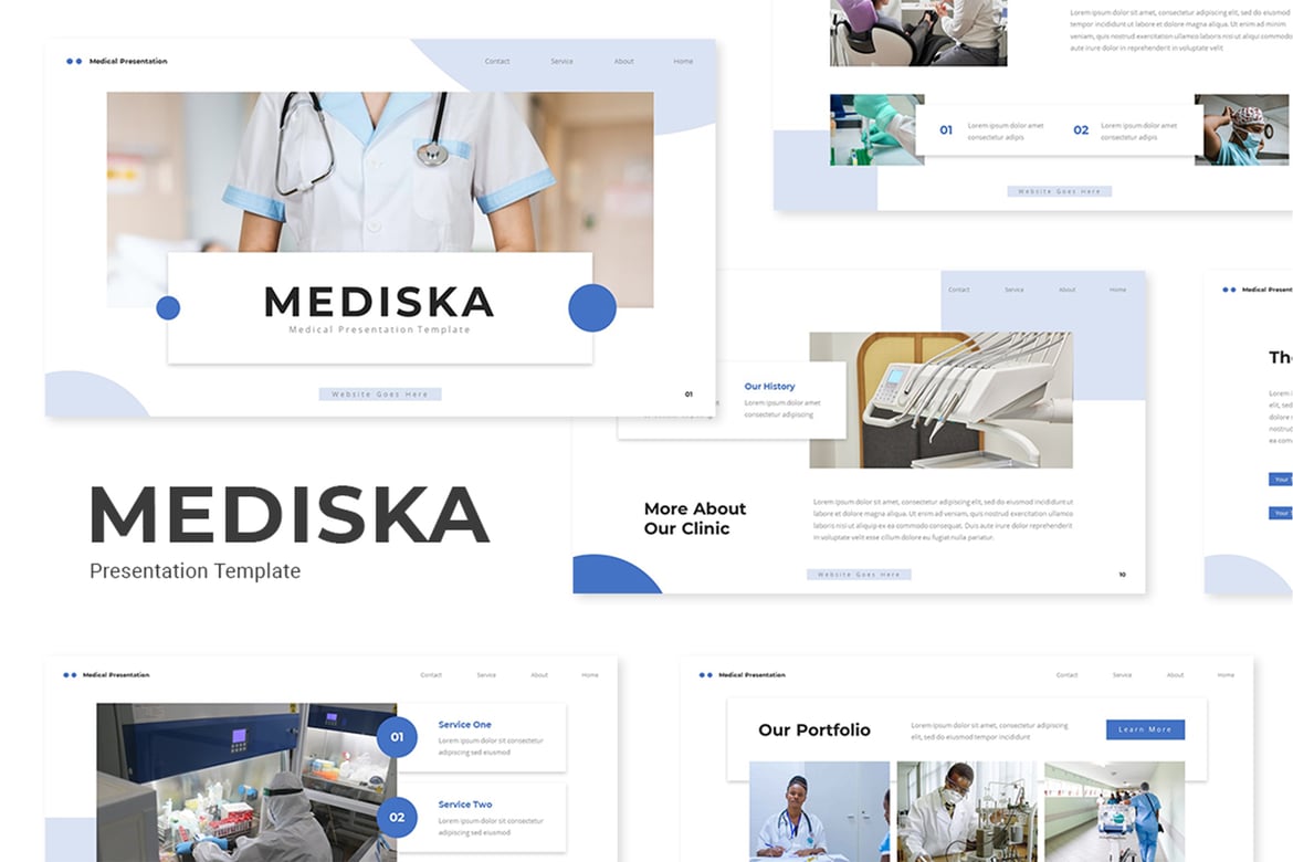 Mediska - Template Presentasi Medis yang Menarik dan Profesional