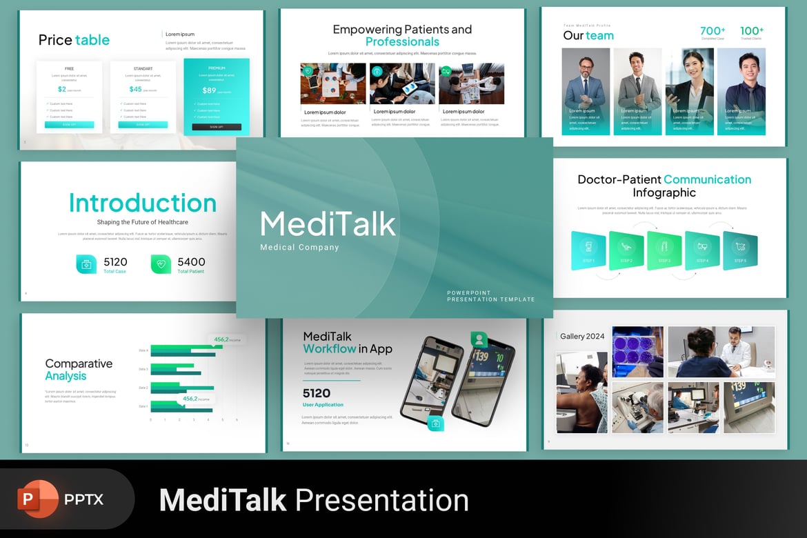 Template PowerPoint MediTalk: Buat Presentasi Menarik dan Profesional