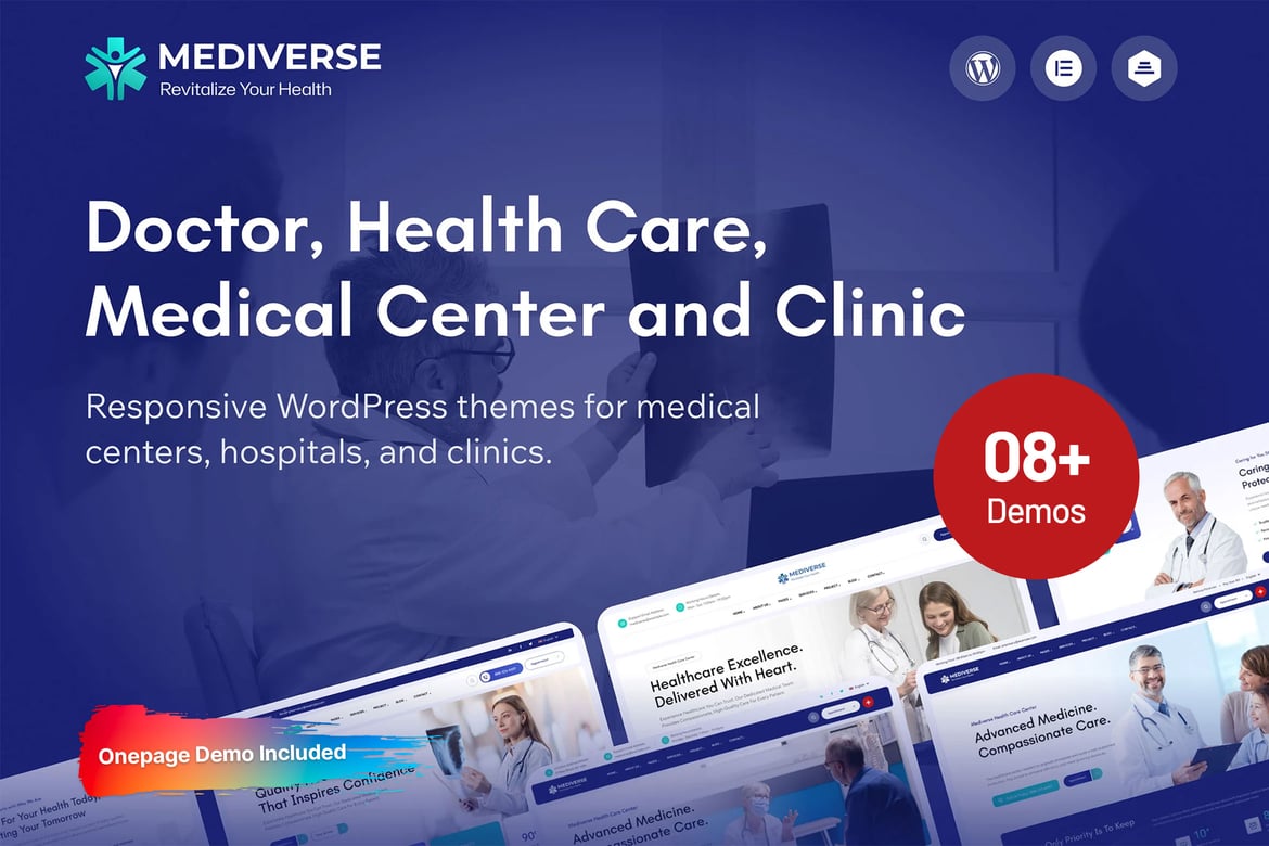 Mediverse - Tema WordPress Klinik Kesehatan dan Medis yang Menawan