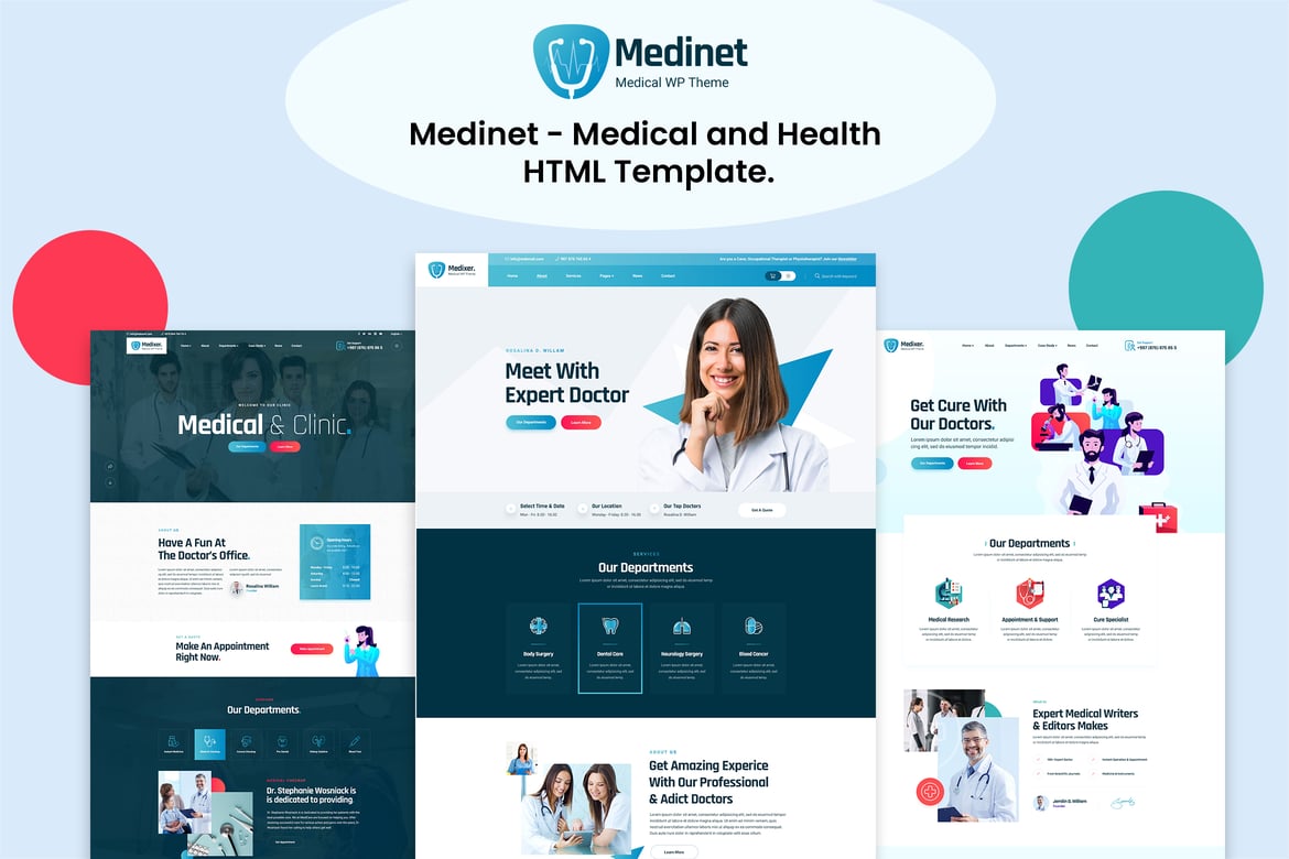 Medixer - Template Website Medis dan Kesehatan HTML5 Terbaik