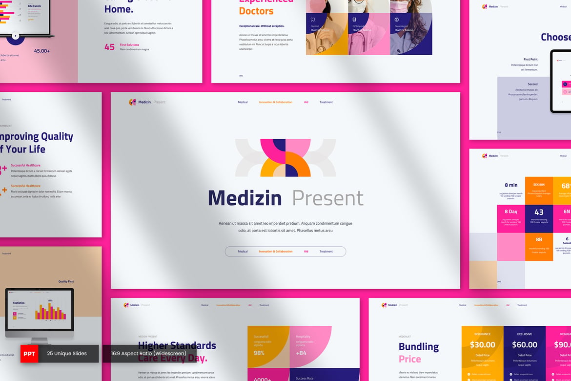 Template PowerPoint Medis yang Menarik dan Profesional