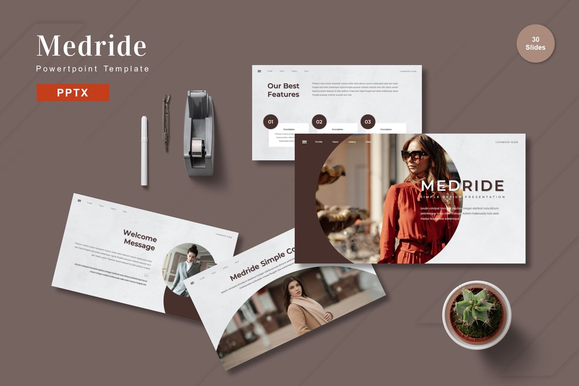 Template Powerpoint Medride: Solusi Presentasi yang Menarik