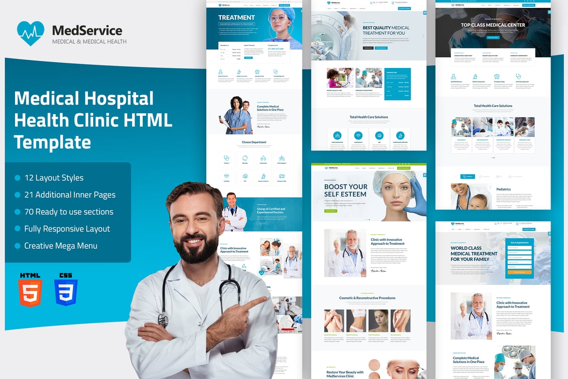 MedServices – Template Website Kesehatan Terbaik untuk Rumah Sakit dan Klinik