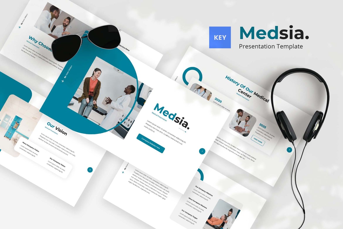 Medsia — Template Presentasi Medis yang Modern dan Profesional