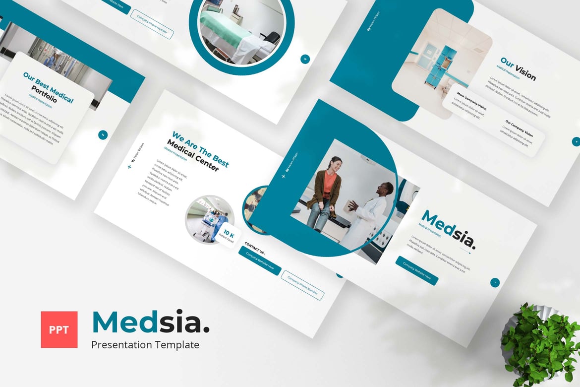 Medsia — Template PowerPoint Medis yang Modern dan Profesional