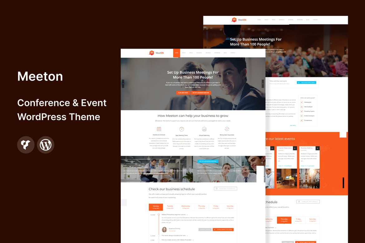 Meeton - Tema WordPress untuk Konferensi dan Acara yang Menarik
