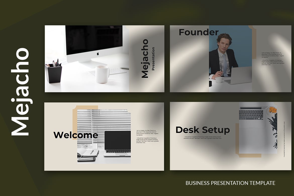 Mejacho - Template PowerPoint Serbaguna untuk Presentasi Menarik