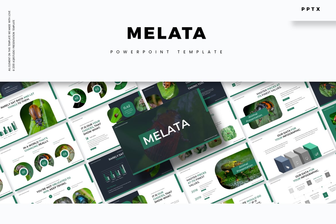 Template Powerpoint Melata - Desain Menarik untuk Presentasi Anda