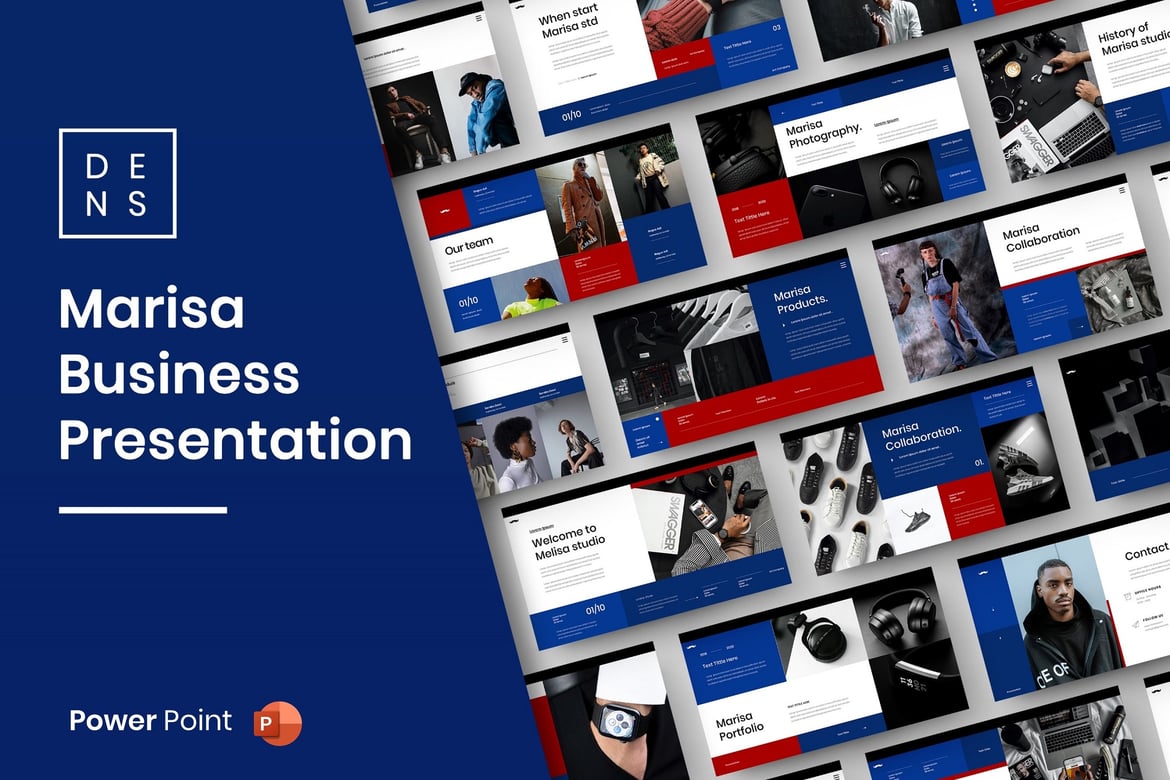 Template PowerPoint Melisa – Solusi Presentasi Bisnis Anda