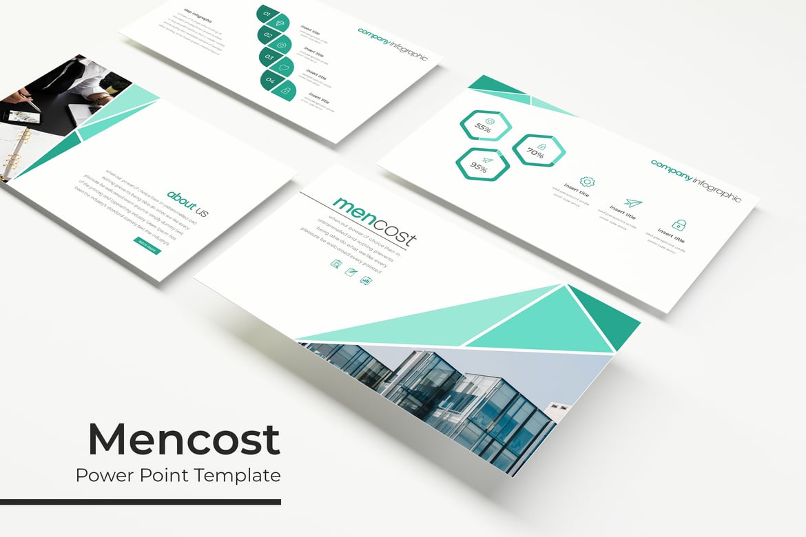 Template PowerPoint Mencost - Solusi Presentasi Profesional Anda