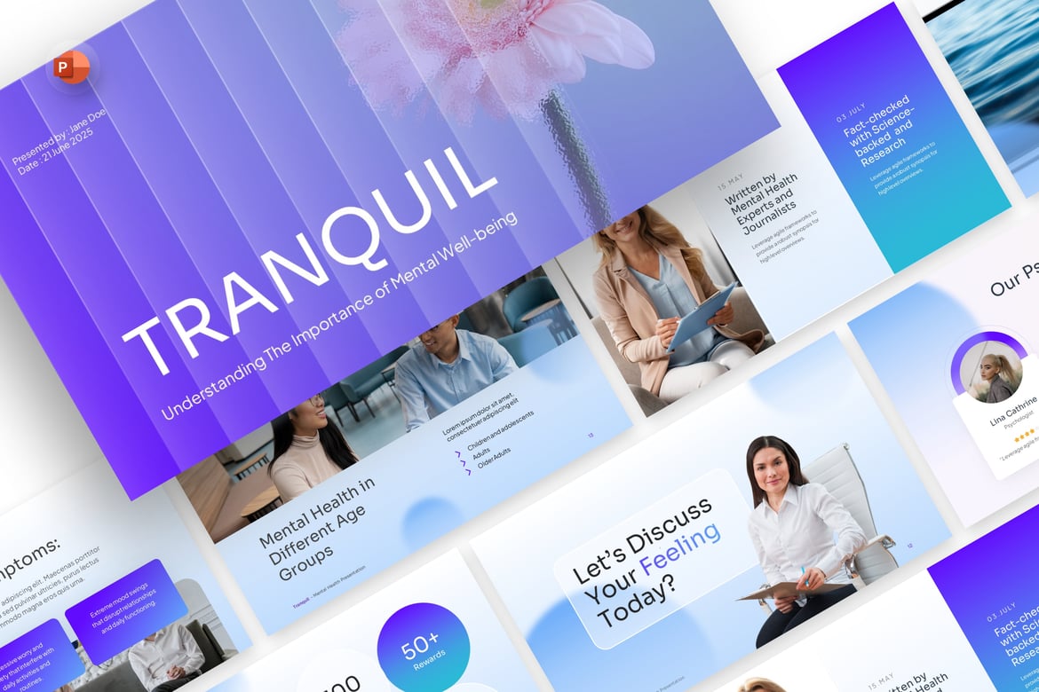 Template PowerPoint Kesehatan Mental yang Menarik dan Efektif