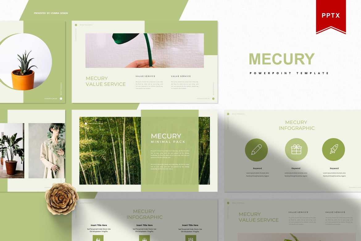 Template PowerPoint Mercury: Solusi Presentasi Profesional Anda