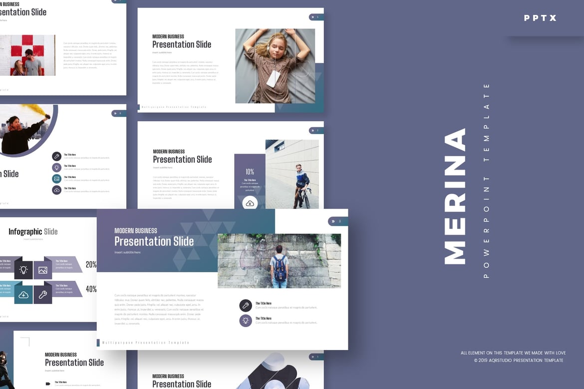 Merina - Template Powerpoint Serbaguna