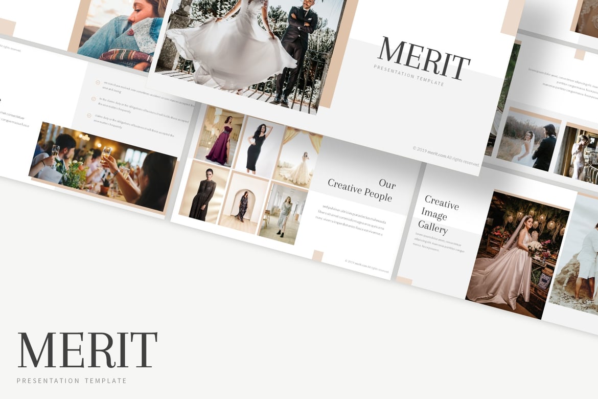 Template Powerpoint Merit - Presentasi Modern dan Profesional