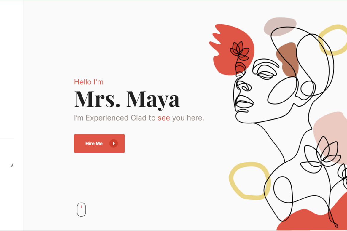 Template Web Portofolio Pribadi Mer's - React Nextjs