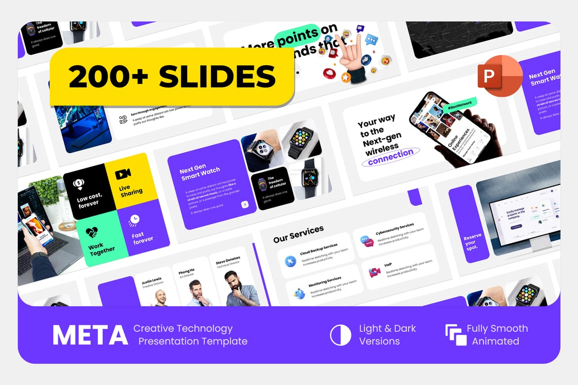 META - Template Presentasi PowerPoint Unik v2