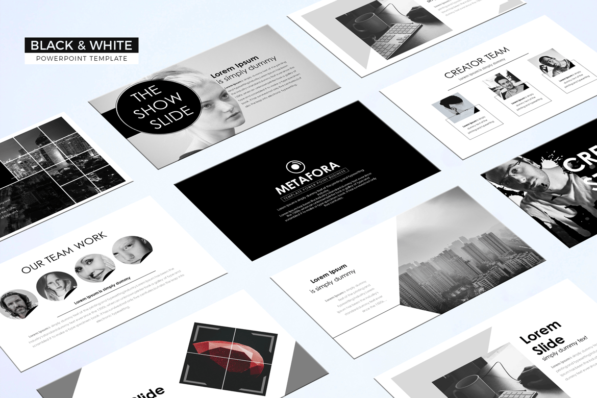 Template PowerPoint Metafora: Modern dan Elegan untuk Semua Presentasi