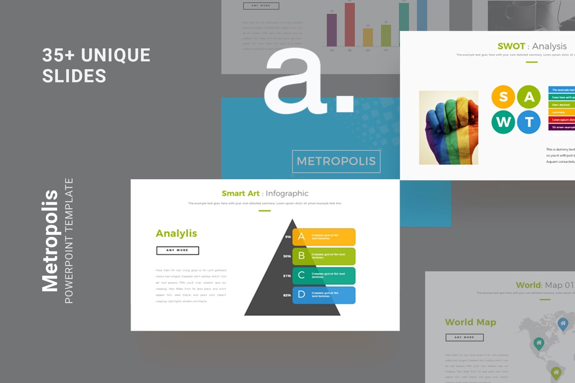 Template Powerpoint Metropolis yang Menarik dan Profesional