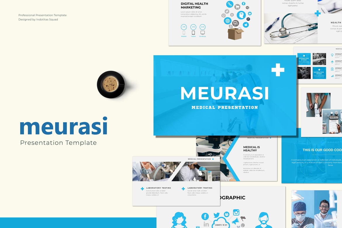 Template Presentasi PowerPoint MEURASI yang Modern dan Profesional