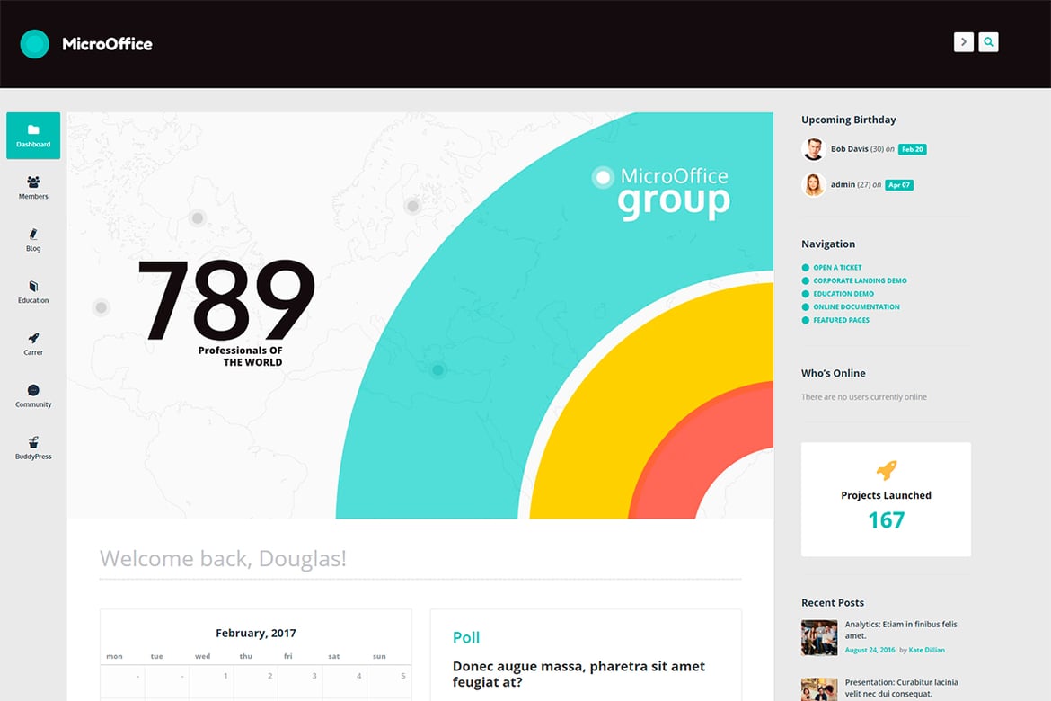 Template Website Intranet Micro Office yang Responsif dan Modern