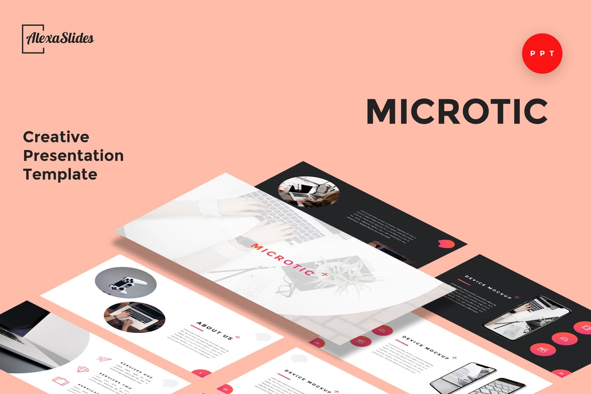 Template Powerpoint Microtic - Presentasi Kreatif dan Profesional