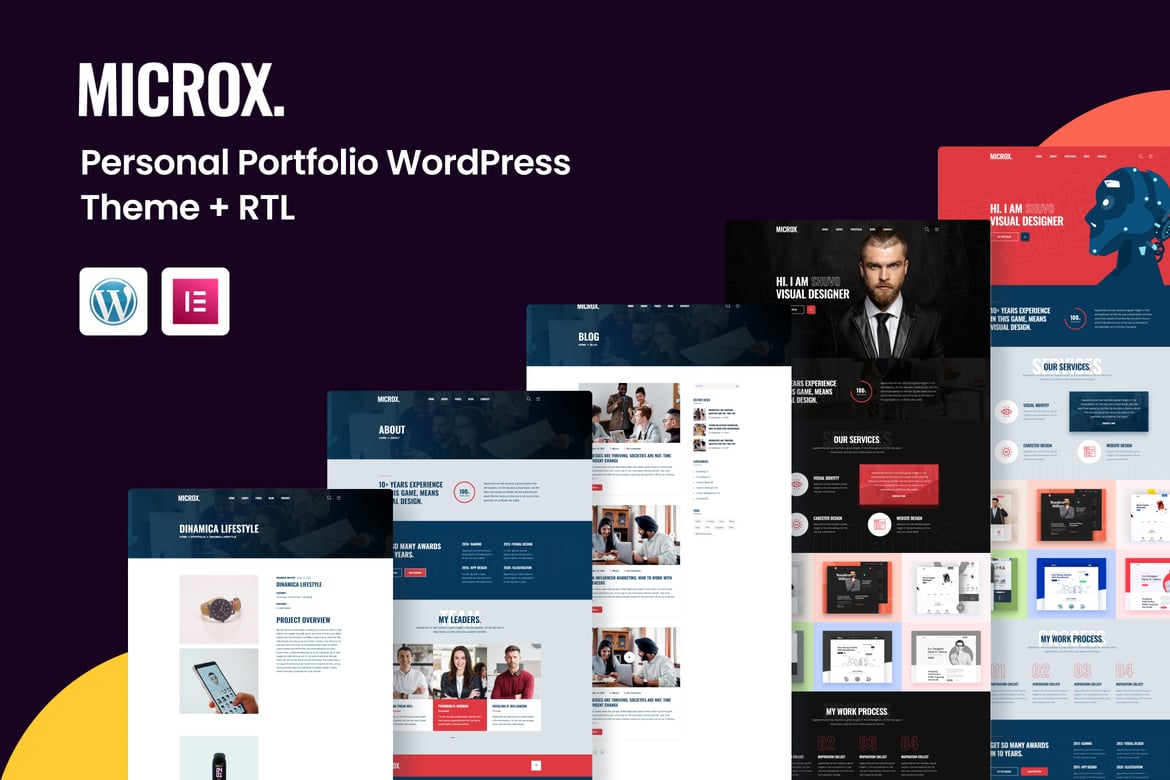 Microx – Tema WordPress Portofolio Pribadi yang Kreatif dan Responsif