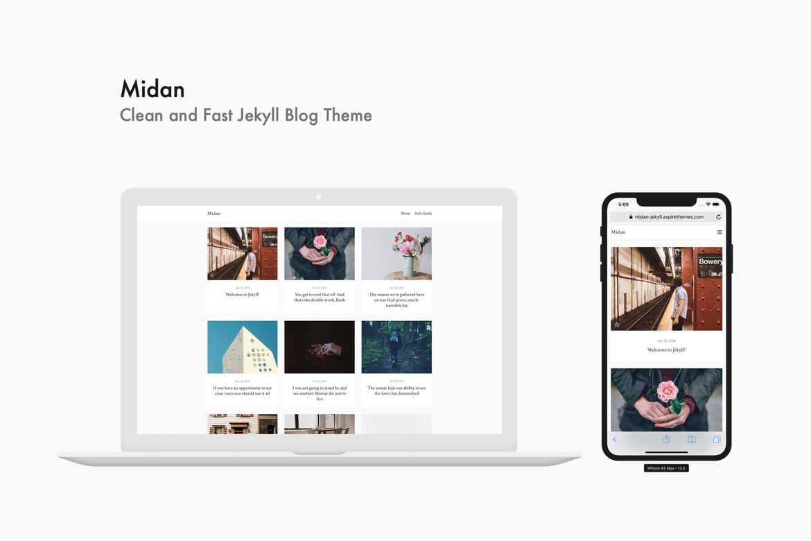 Midan - Template Website Blog Jekyll yang Bersih dan Cepat