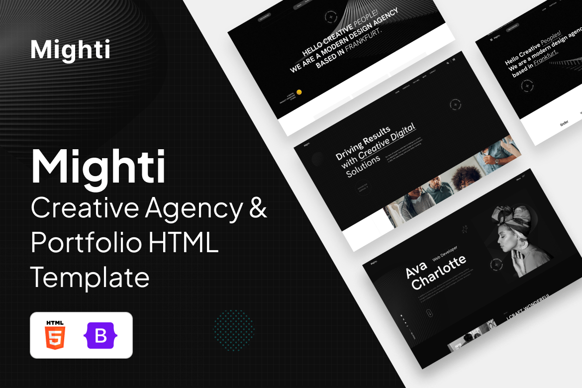Mighty - Template Website Kreatif dan Digital untuk Agensi