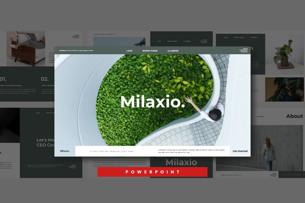 Template PowerPoint Milaxio: Solusi Presentasi Kreatif Anda