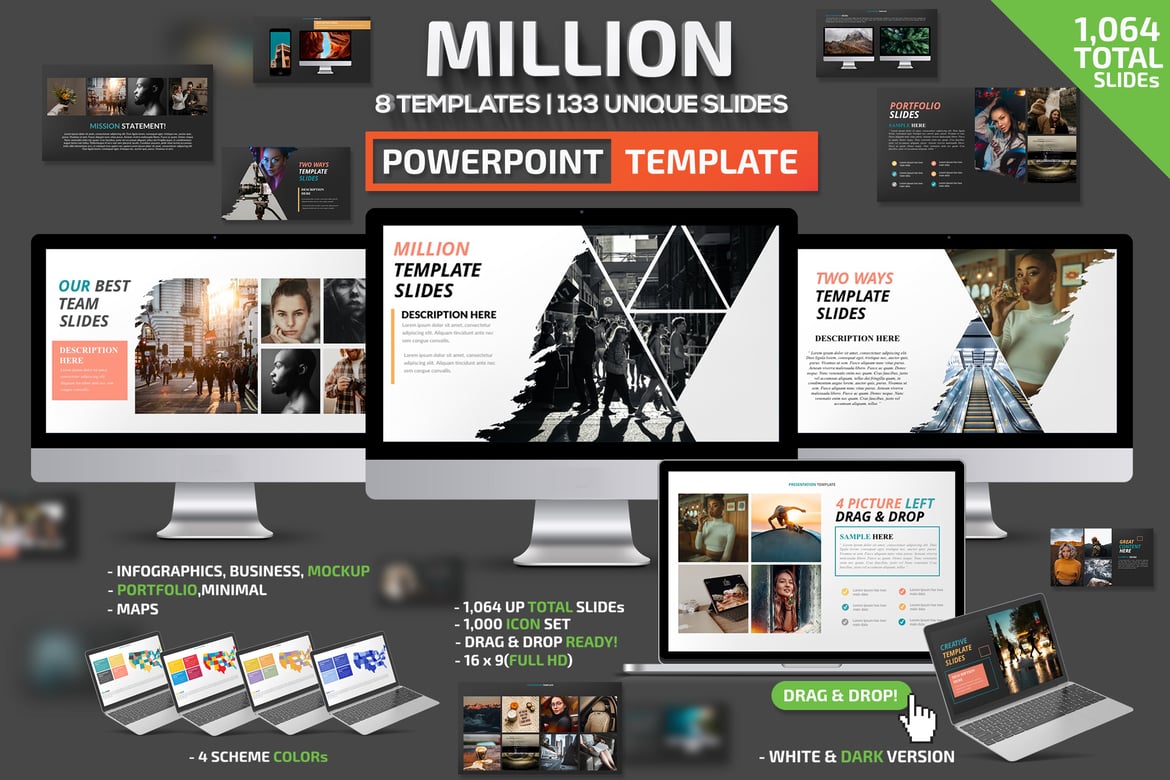 Template Powerpoint Serba Guna dengan Jutaan Slide