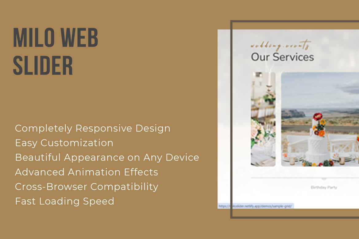 Milo Slider - Template Website Slider Hero Responsif yang Menakjubkan