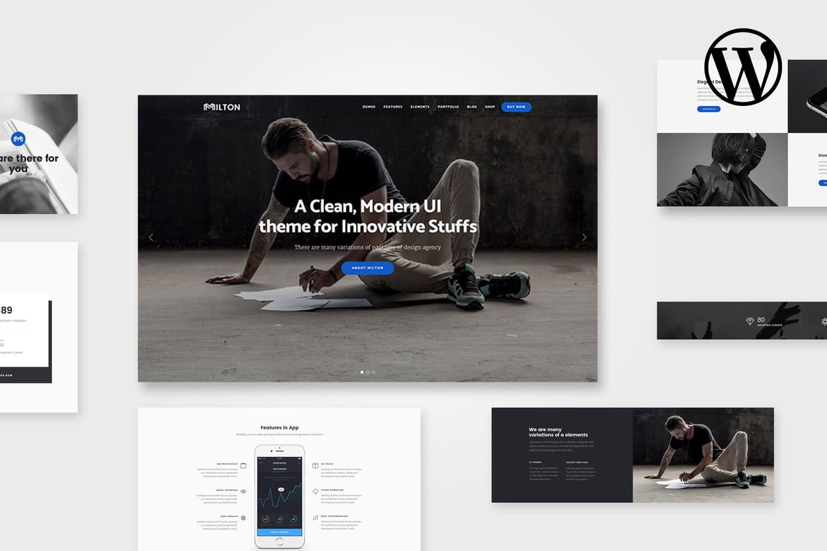 Milton | Tema WordPress Serbaguna untuk Kreativitas Anda