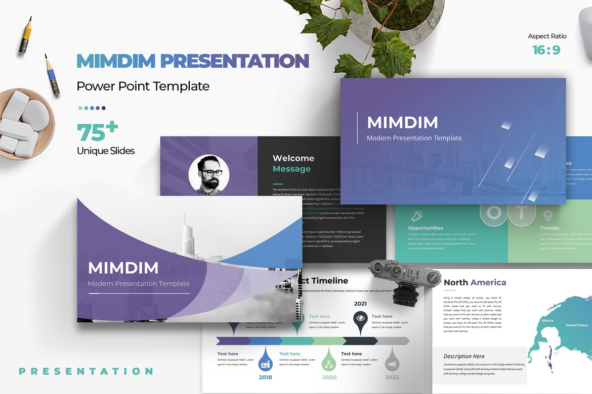 Template PowerPoint MimDim: Solusi Presentasi Profesional dan Kreatif