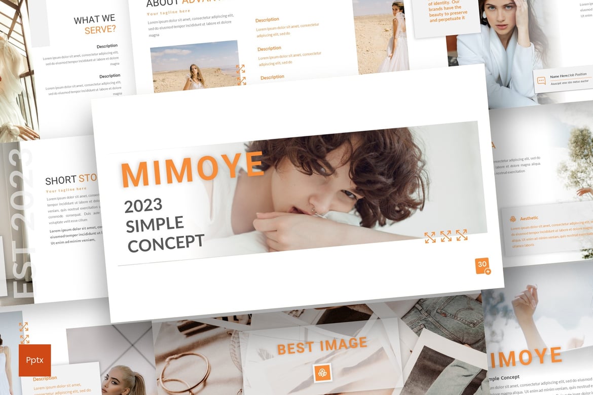 Mimoye - Template PowerPoint Elegan dan Kreatif