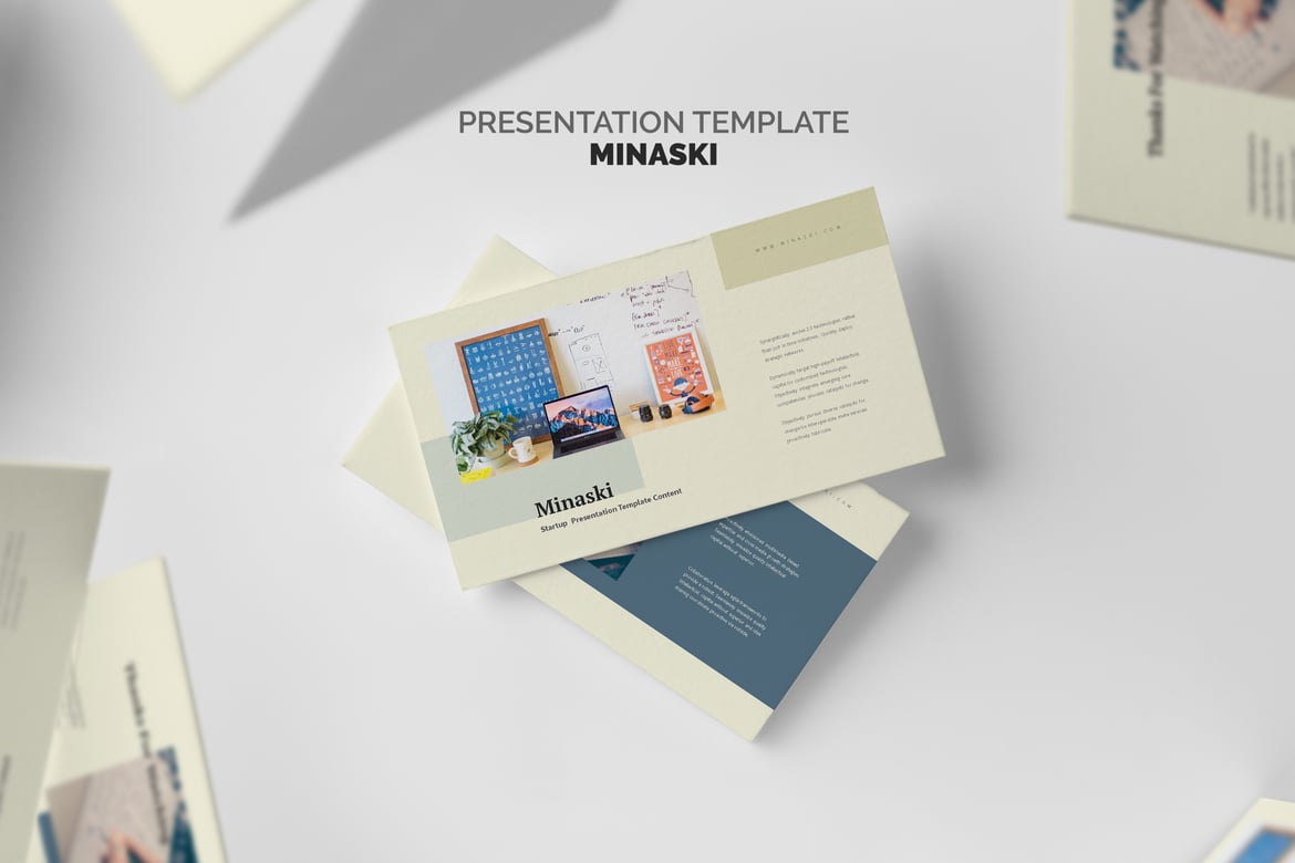 Minaski: Template PowerPoint Rencana Bisnis untuk Startup yang Menarik