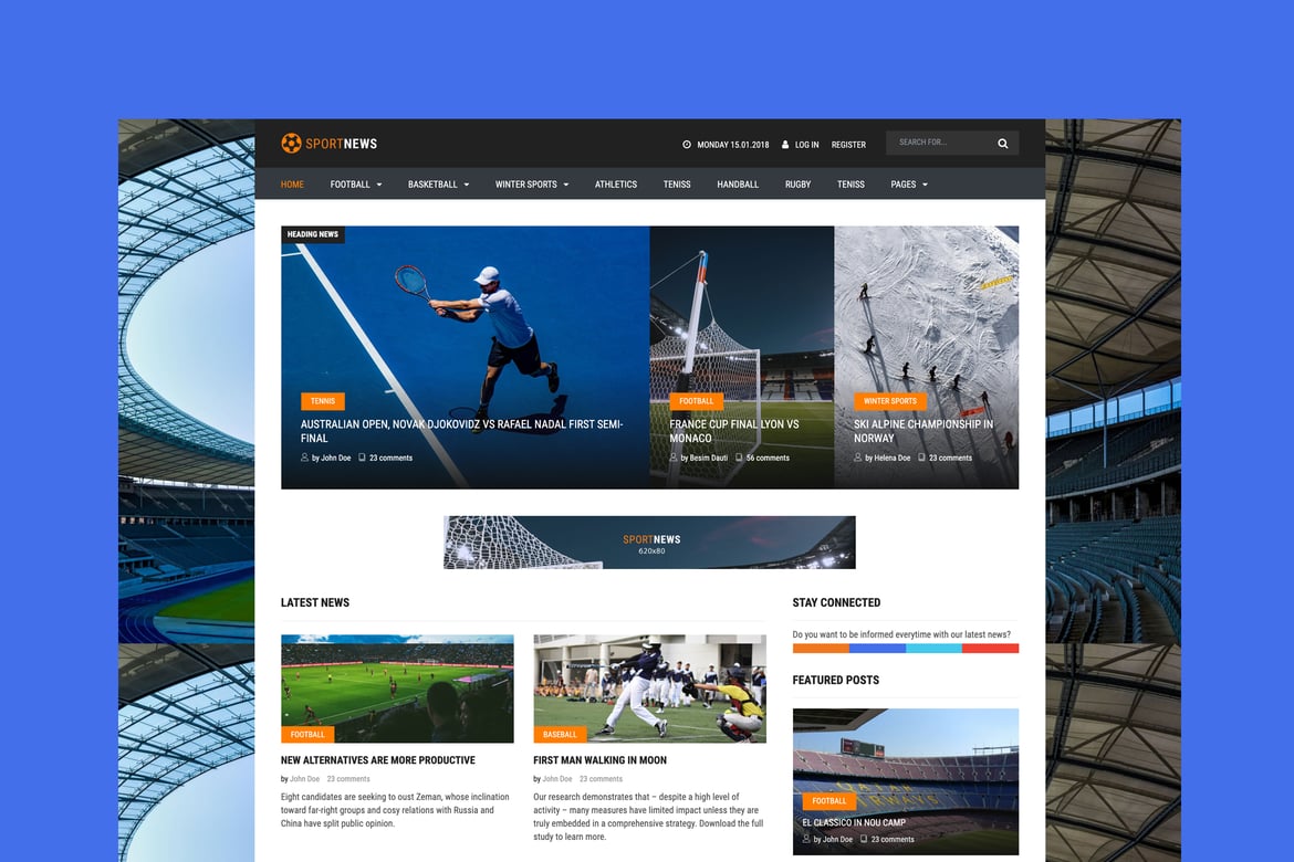 MinberiMag - Template Website Majalah & Editorial HTML5 yang Menarik