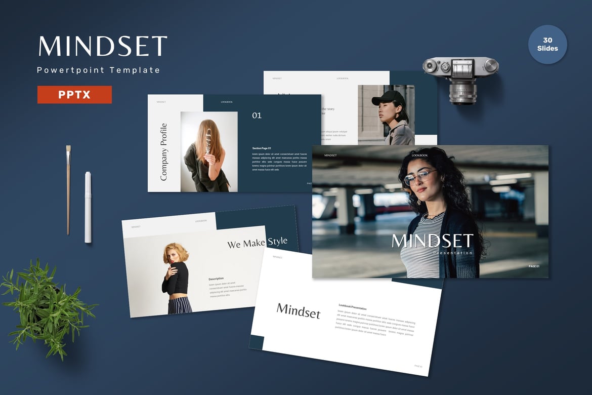 Template Powerpoint Mindset - Solusi Presentasi Anda
