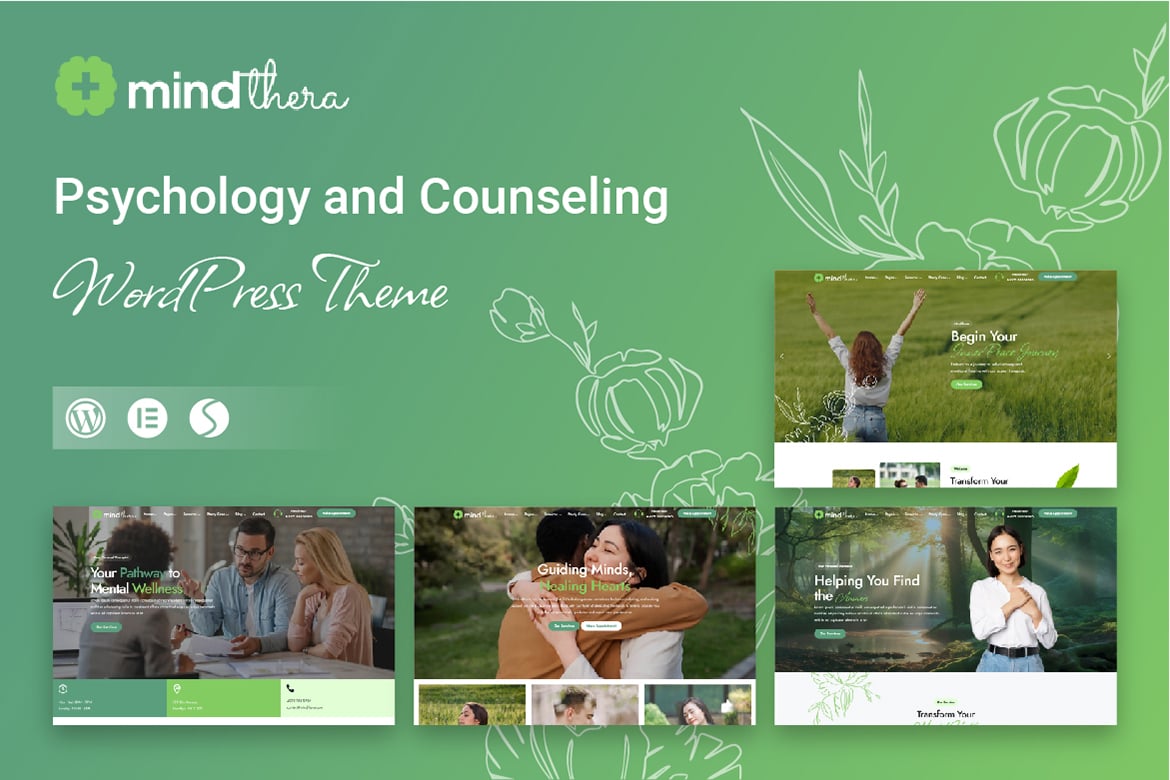 Tema WordPress Mindthera - Solusi Profesional untuk Psikologi dan Konseling